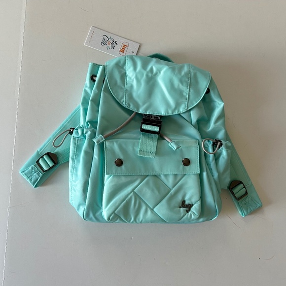 Lug Wiffle Backpack Aquamarine Blue Pastel Aqua - Picture 6 of 8